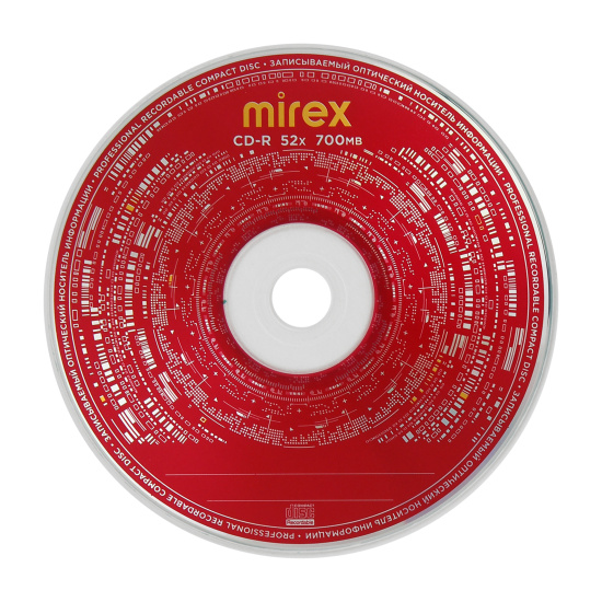 Лазер диск Mirex CD-R 700Mb 52x конверт