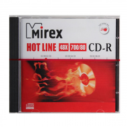 Лазер диск Mirex CD-R 700Mb 48x Slim HotLine