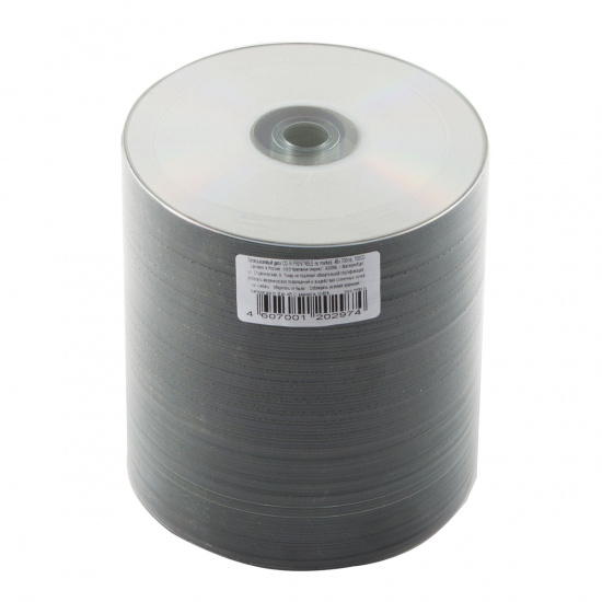 Лазер диск Mirex CD-R 700Mb 52x Bulk 100 шт. Ink Printable без надписи