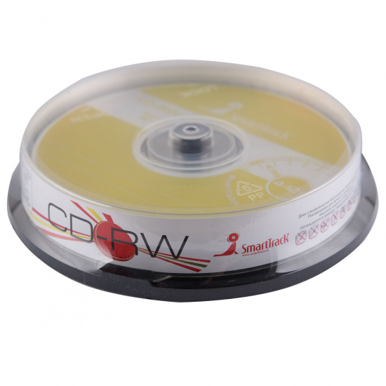 Лазер диск SmartTrack CD-RW 700Mb 4-12x Cake box 10 шт.