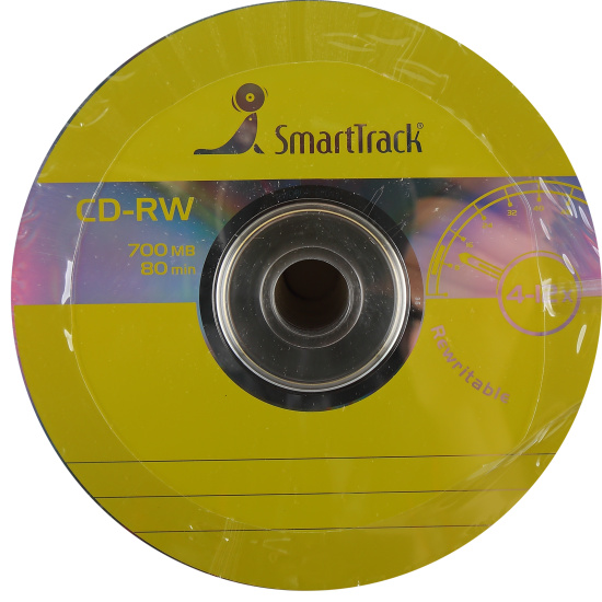 Лазер диск SmartTrack CD-RW 700Mb 4-12x  Bulk 100 шт.