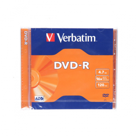 Лазер диск Verbatim DVD-R 4.7 Gb 16х Jewel
