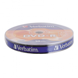 Лазер диск Verbatim DVD-R 4.7 Gb 16х Bulk 10 шт.
