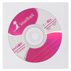 Лазер диск Smart Track DVD-R 4.7 Gb 16x конверт