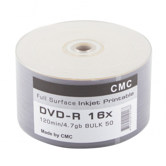 Лазер диск Ritek/CMC/MBI DVD-R 4.7 Gb 16x Bulk 50 шт. PRINT