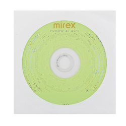 Лазер диск Mirex DVD-RW 4.7 Gb 4x конверт