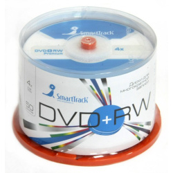 Лазер диск Smart Track DVD+RW 4.7 Gb 4x Cake box 50 шт.