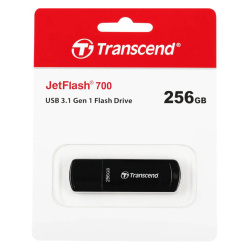 Флеш-память USB 256 Gb Transcend JetFlash 700 Black USB 3.0