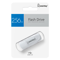 Флеш-память USB 256 Gb Smartbuy Scout White (SB256GB3SCW) USB 3.0/3.1