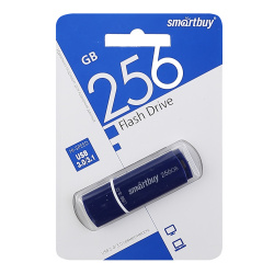 Флеш-память USB 256 Gb Smartbuy Crown Blue (SB256GBCRW-B) USB 3.0/3.1