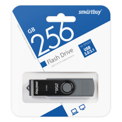 Флеш-память USB 256 Gb  Smartbuy Twist Dual Type-C/Type-A (SB256GB3DUOTWK) USB 3.0