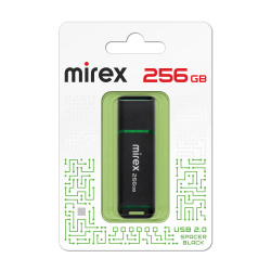 Флеш-память USB 256 Gb Mirex SPACER BLACK