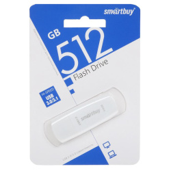 Флеш-память USB 512 GB SmartBuy Scout White (SB512GB3SCW) USB 3.0/3.1