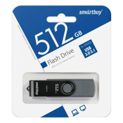 Флеш-память USB 512 Gb  Smartbuy Twist Dual Type-C/Type-A (SB512GB3DUOTWK) USB 3.0