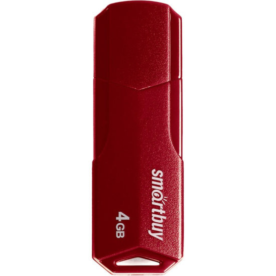 Флеш-память USB 4 Gb Smartbuy CLUE Burgundy (SB4GBCLU-BG)