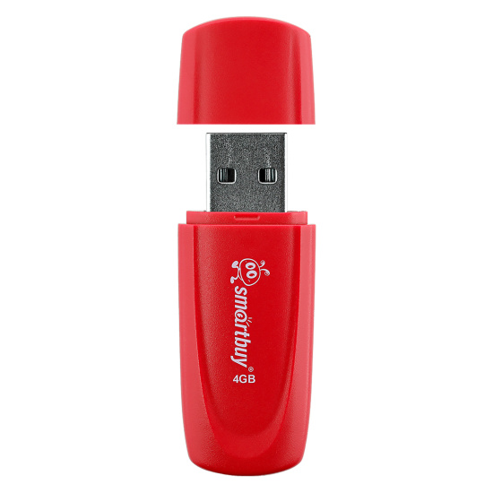 Флеш-память USB 4 Gb Smartbuy Scout Red (SB004GB2SCR)