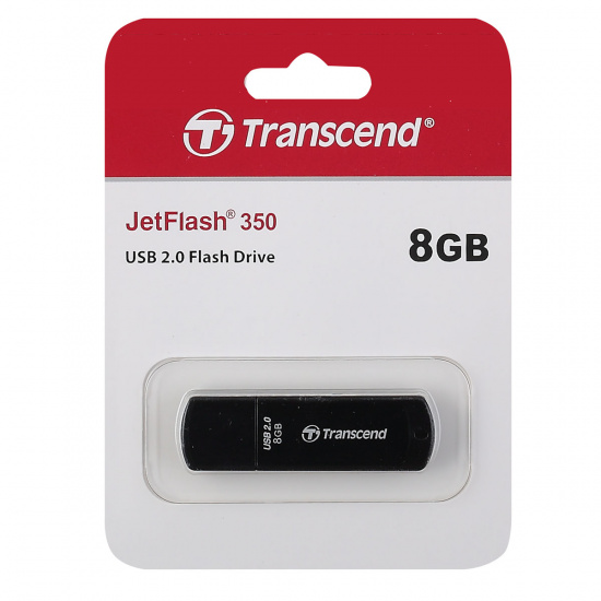 Флеш-память USB 8 Gb Transcend Jet Flash 350 (FD-8GB/TR350)