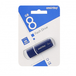 Флеш-память USB 8 Gb Smartbuy Crown Blue USB 3.1 (SB8GBCRW-Bl)