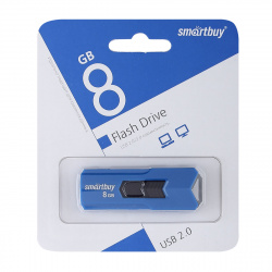 Флеш-память USB 8 Gb Smartbuy STREAM Blue (SB8GBST-B)