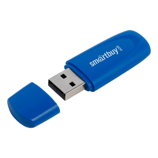Флеш-память USB 8 Gb Smartbuy Scout Blue (SB008GB2SCB)