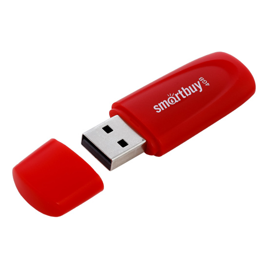 Флеш-память USB 8 Gb Smartbuy Scout Red (SB008GB2SCR)