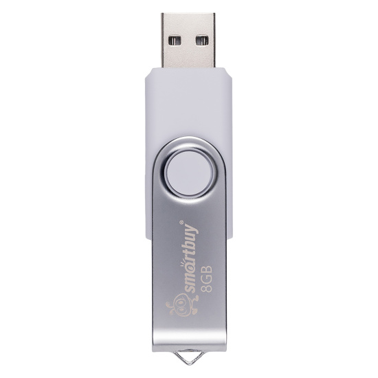 Флеш-память USB 8 Gb Smartbuy Twist White (SB008GB2TWW)