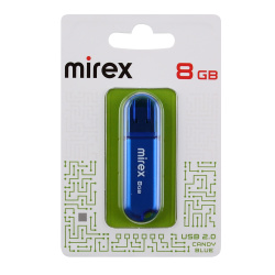 Флеш-память USB 8 Gb Mirex CANDY BLUE, синий