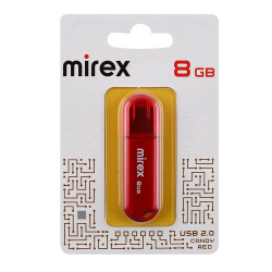 Флеш-память USB 8 Gb Mirex CANDY RED, красный