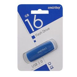 Флеш-память USB 16 Gb Smartbuy Scout Blue (SB016GB2SCB)