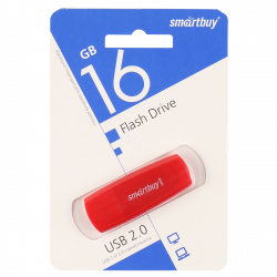 Флеш-память USB 16 Gb Smartbuy Scout Red (SB016GB2SCR)