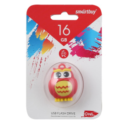 Флеш-память USB 16 Gb Smartbuy Wild series Сова (SB16GBOwl)