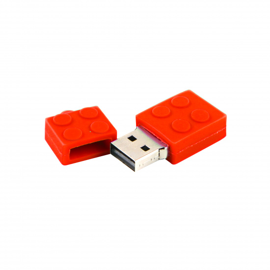 Флеш-память USB 16 Gb 211554/2 КОКОС Лего красный