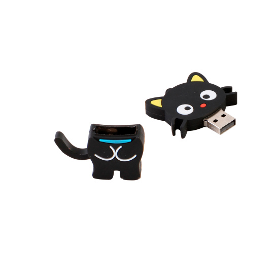 Флеш-память USB 16 Gb 211558 КОКОС Cat черный