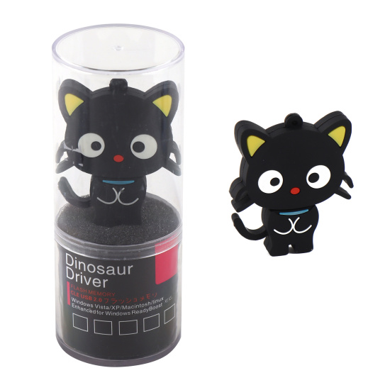 Флеш-память USB 16 Gb 211558 КОКОС Cat черный