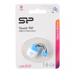 Флеш-память USB 16 Gb Silicon Power Touch T07 blue