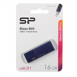 Флеш-память USB 16 Gb Silicon Power Blaze B05 Blue USB 3.0