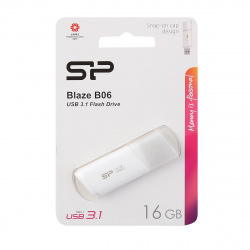 Флеш-память USB 16 Gb Silicon Power Blaze B06 White USB 3.0
