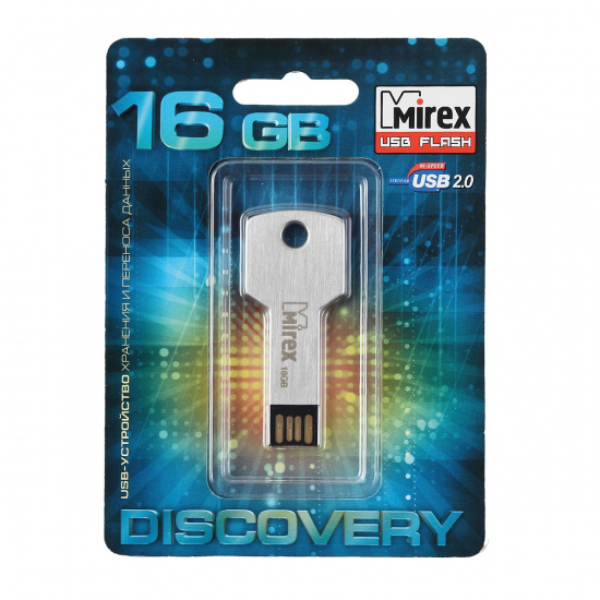 Флеш-память USB 16 Gb Mirex CORNER KEY, металл