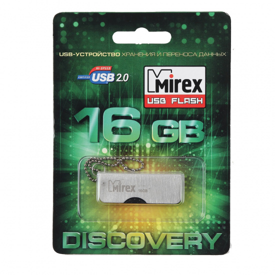 Флеш-память USB 16 Gb Mirex TURNING KNIFE, металл