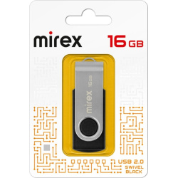 Флеш-память USB 16 Gb Mirex SPACER BLACK (13600-FMUSBK16)