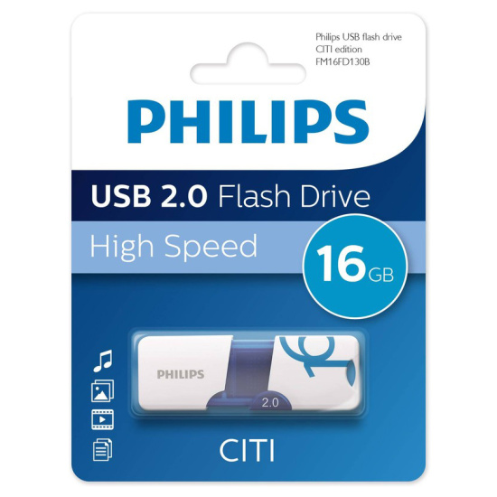 Флеш-память USB 16 Gb Philips CITI2.0