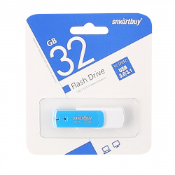 Флеш-память USB 32 Gb Smartbuy Diamond Blue (SB32GBDB-3) USB 3.0