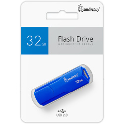Флеш-память USB 32 Gb Smartbuy CLUE Blue (SB32GBCLU-BU)