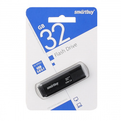 Флеш-память USB 32 Gb Smartbuy Dock Black  (SB32GBDK-K3) USB 3.0