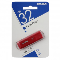 Флеш-память USB 32 Gb Smartbuy Dock Red (SB32GBDK-R)