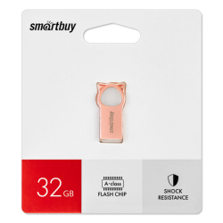 Флеш-память USB 32 Gb Smartbuy Metal MC5 Kitty Pink (SB032GBMC5)