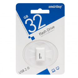 Флеш-память USB 32 Gb Smartbuy Lara White (SB32GBLARA-W)