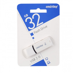 Флеш-память USB 32 Gb Smartbuy Paean White (SB32GBPN-W)