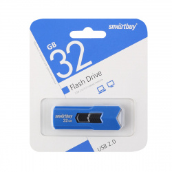 Флеш-память USB 32 Gb Smartbuy STREAM Blue (SB32GBST-B)