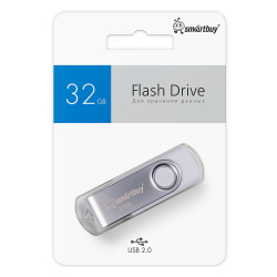 Флеш-память USB 32 Gb Smartbuy Twist White (SB032GB2TWW)